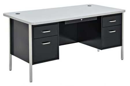 Office Desk,60 X 29-1/2 X 30 In,black (1