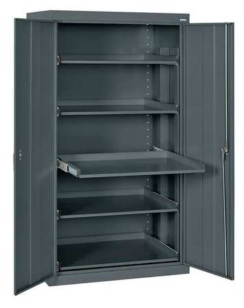 Storage Cabinet,66 In.,steel,charcoal (1