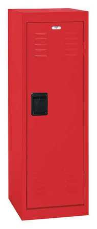 Wardrobe Locker,lvrd,1 Wide, 1 Tier,red