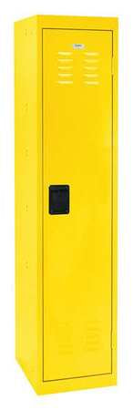 Wrdrb Lockr,lvrd,1 Wide, 1 Tier,yellow (