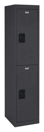 Wardrobe Lockr,lvrd,1 Wide, 2 Tier,black