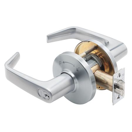 Lever Lockset,mechanical,intruder,grd. 1