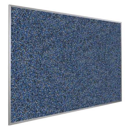 Bulletin Board,96" W X 48" H,blue Board