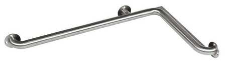 Grab Bar,ligature Resistant,silver (1 Un