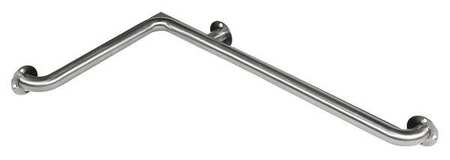 Grab Bar,ligature Resistant,silver (1 Un