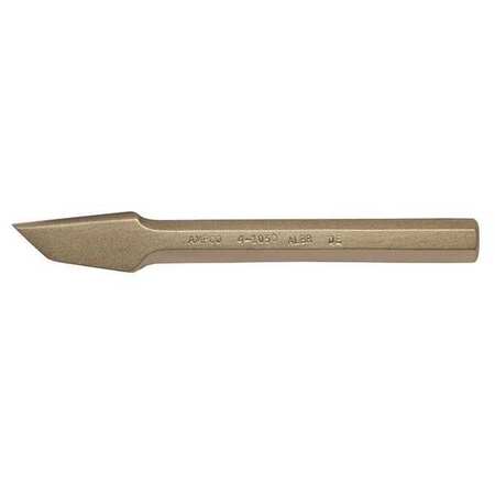 Groove Chisel,8" L,3/4" Hex,3/8" Tip (1