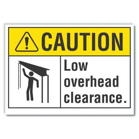 Caution Sign,10" W,7" H,0.004" Thickness