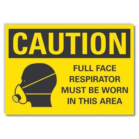 Caution Sign,10" W,7" H,0.004" Thickness