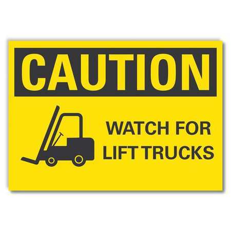 Caution Sign,10" W,7" H,0.004" Thickness