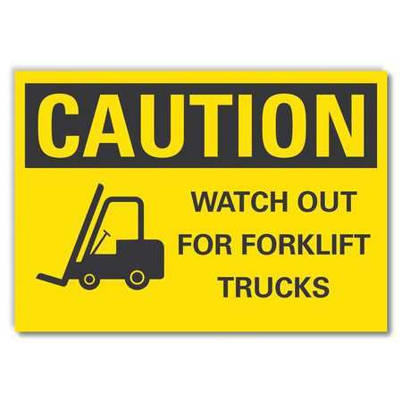 Caution Sign,10" W,7" H,0.004" Thickness