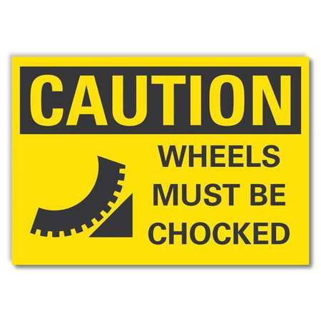 Caution Sign,10" W,7" H,0.004" Thickness