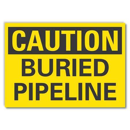 Caution Sign,10" W,7" H,0.004" Thickness