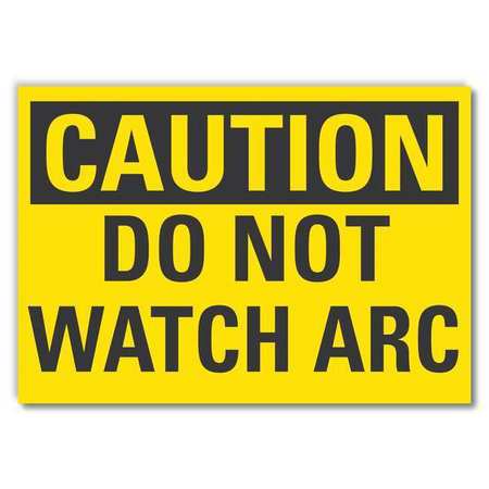 Caution Sign,10" W,7" H,0.004" Thickness