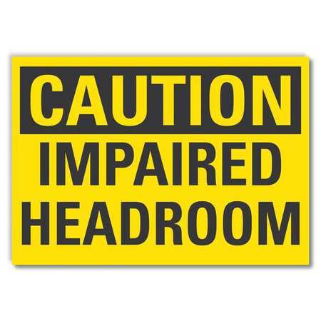 Caution Sign,10" W,7" H,0.004" Thickness