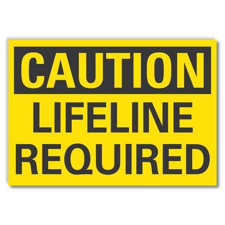 Caution Sign,10" W,7" H,0.004" Thickness