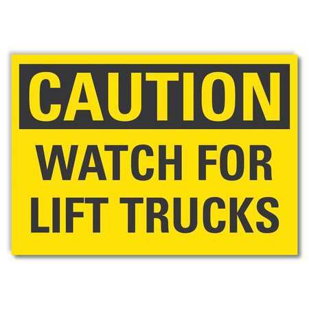 Caution Sign,10" W,7" H,0.004" Thickness