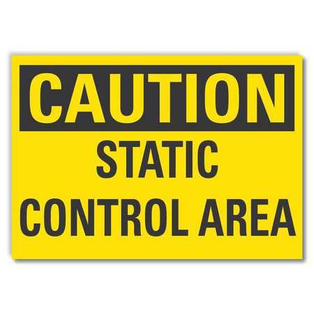 Caution Sign,10" W,7" H,0.004" Thickness