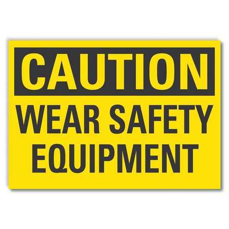 Caution Sign,10" W,7" H,0.004" Thickness