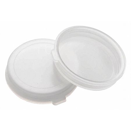 Snap Cap,polyethylene,white Clear,pk200