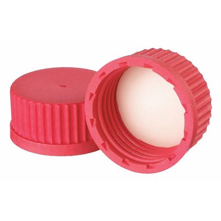 Cap,screw On,red,pk10 (1 Units In Pk)