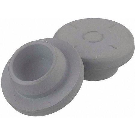 Snap On Stopper,chlorobutyl,gray,pk1000