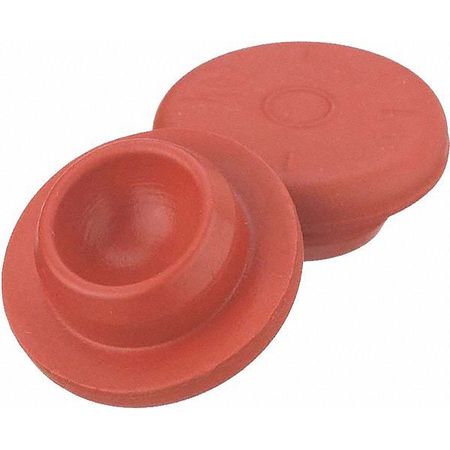 Snap On Stopper,rubber,red,pk1000 (1 Uni