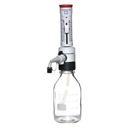 Bottle Top Dispenser,0.5 To 5ml (1 Units