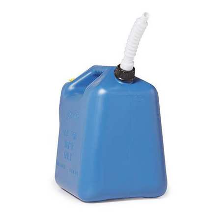 Water Container,5 Gal.,blue,14-3/4 In. H