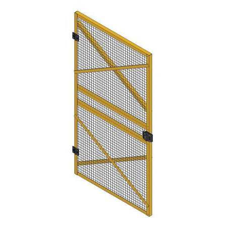 Hinged Door,yellow,5 Ft. 6"h X 3 Ft. W (