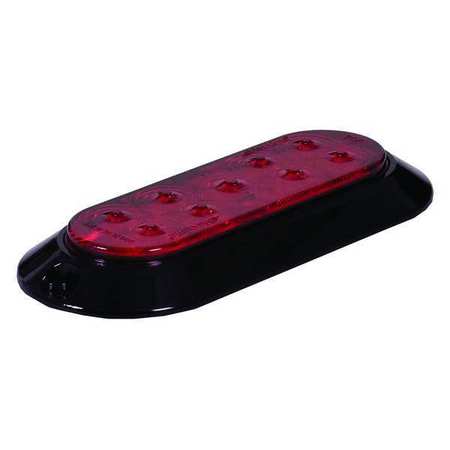 Stop/turn/tail Light,oval,red,7-13/16" L