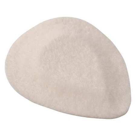 Adhesive Felt Pad,white,2 1/4"w,pk100 (1