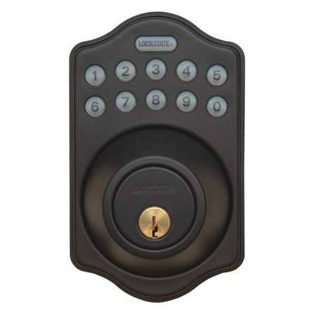 Deadbolt,keypad,5"oh,(4)aa,10 Keys (1 Un