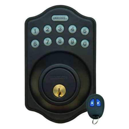 Deadbolt,keypad,1-1/8"iw,(4)aa,10 Keys (