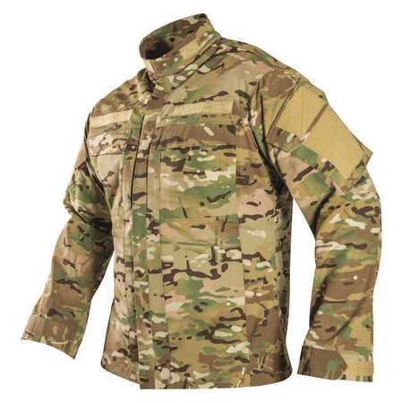 Tactical Shirt Long Sleeve,2xl,multicam