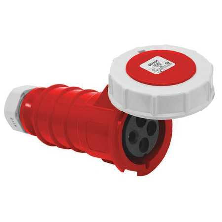 Pin And Sleeve Connector,red,7.5 Hp (1 U