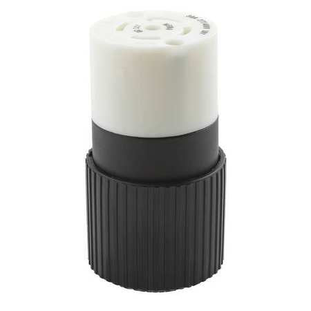 Locking Connector,black/white,347/600vac