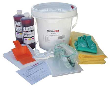 Battery Acid Spill Kit,2 Gal. (1 Units I