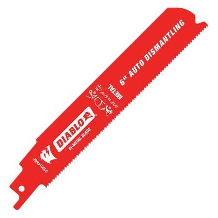 Blade,6" Lx1"h,14/18 Teeth Per In.,pk200