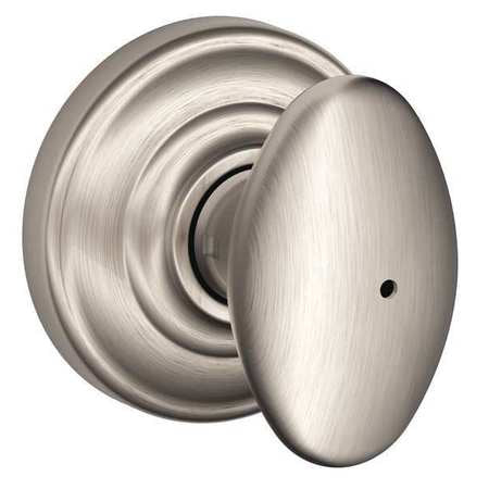 Knob Lockset,mechanical,privacy,grd. 2 (