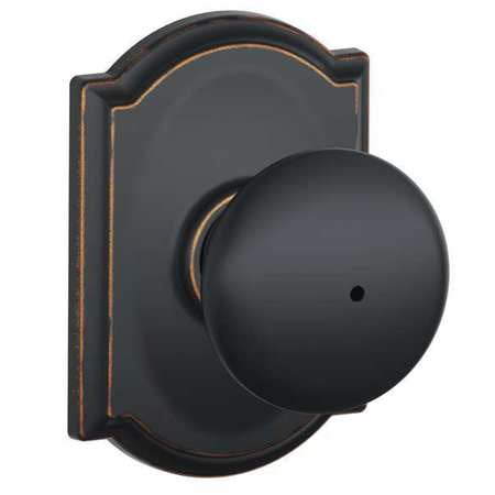 Knob Lockset,mechanical,privacy,grd. 2 (