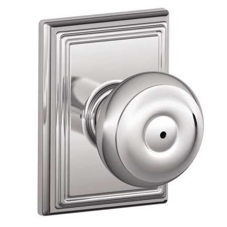 Knob Lockset,mechanical,privacy,grd. 2 (