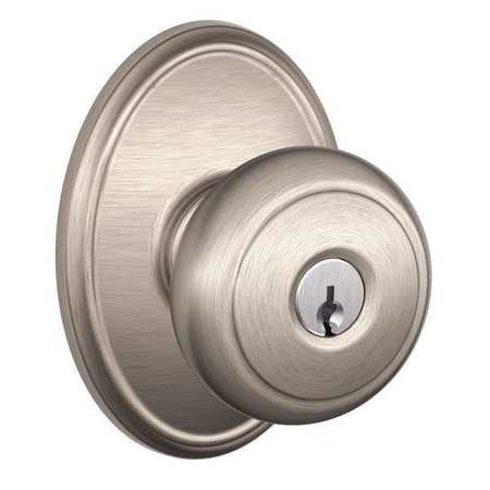 Knob Lockset,mechanical,entrance,grd. 1