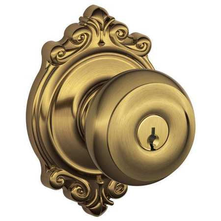 Knob Lockset,mechanical,entrance,grd. 1