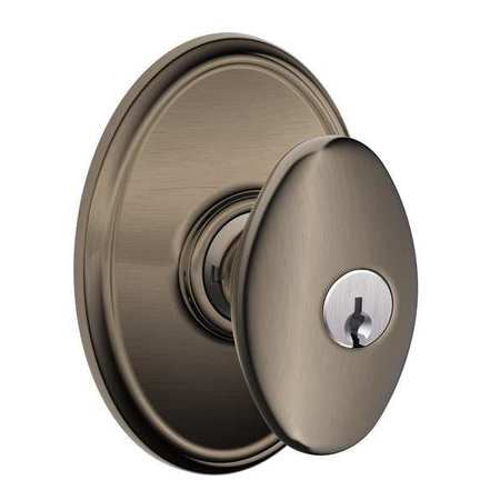 Knob Lockset,mechanical,entrance,grd. 1