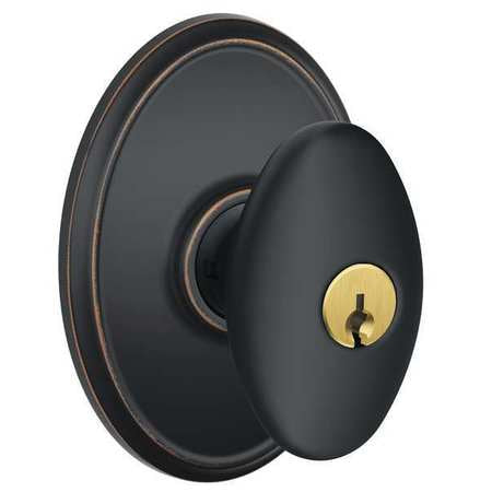 Knob Lockset,mechanical,entrance,grd. 1