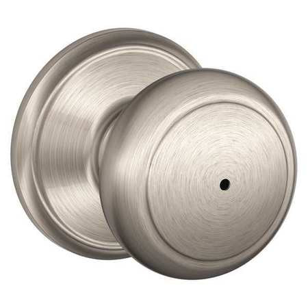 Knob Lockset,mechanical,privacy,grd. 2 (