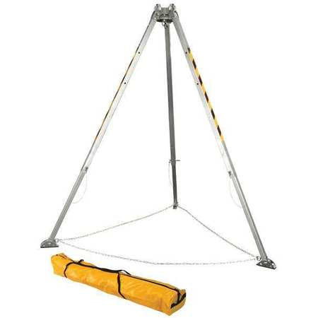 Confined Space Tripod,aluminum,silver (1