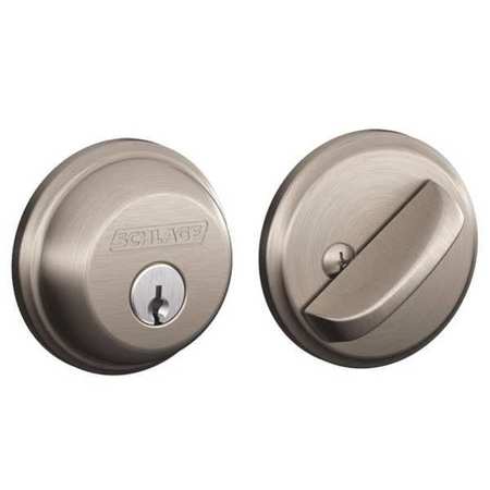 Deadbolt,satin Nickel,single Cylinder (1