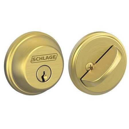 Deadbolt,keyed Different,single Cylinder