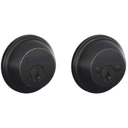 Deadbolt,aged Bronze,double Cylinder (1